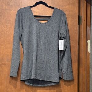 Marika Gray Long Sleeve Top